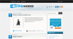 Desktop Screenshot of blog.shipsurance.com